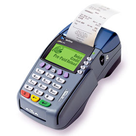 credit cart terminal paper